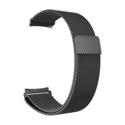 Bstrap Milanese remienok na Samsung Galaxy Watch 4 / 5 / 5 Pro / 6, black SSG016C01