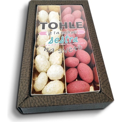 Sablio Mandle v čokoládě Tohle je ta nejlepší sestra na světě 2 x 80 g