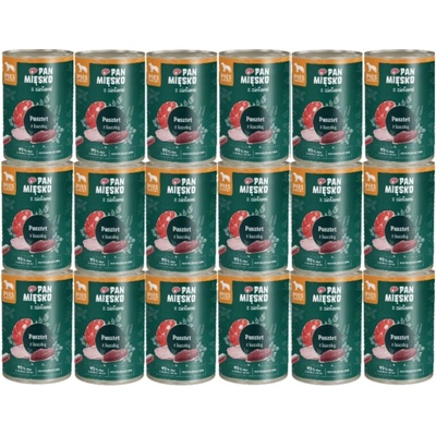 Pan Miesko s bylinkami paštéta s kačacou 18 x 400 g