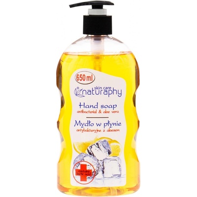 Naturaphy tekuté mydlo antibakteriálne citrón a aloe vera 650 ml