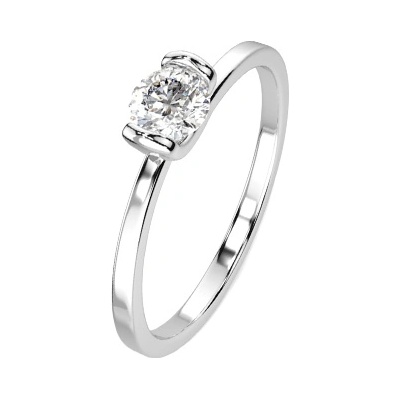 Cara Diamanti Дамски пръстен от бяло злато с диамант k101-10016w (k101-10016w)