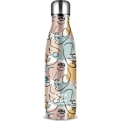 CoolPack termofľaša 500 ml nehrdzavejúca ocel Art Deco