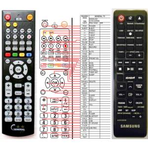 GENERAL SAMSUNG AH59-02694B - съвместимо дистанционно управление на марката General (AH59-02694B) Дистанционно