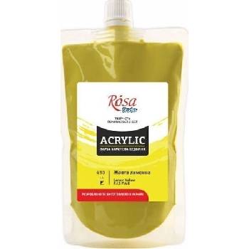 Rosa Studio АКРИЛНА боя Lemon Yellow (430) 200 ml 1 бр (323200430)