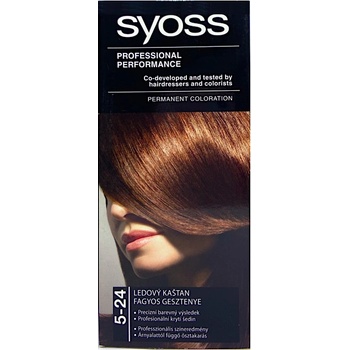Syoss profesionální barva na vlasy 5 24 ledový kaštan