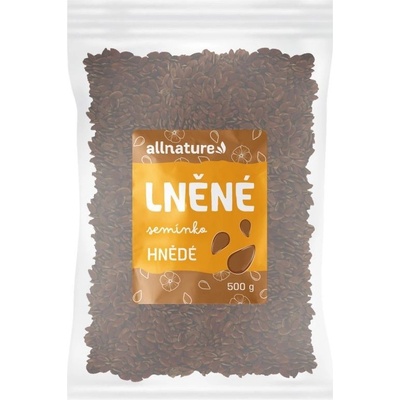 ALLNATURE Ľanové semienko hnedé 500 g