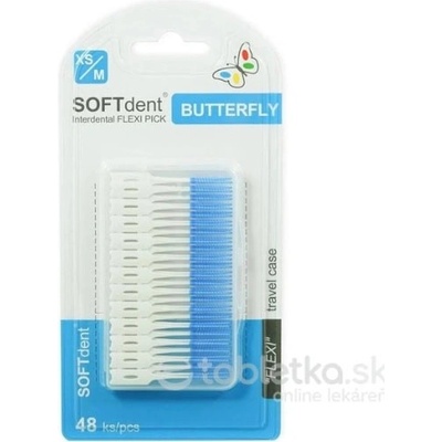 SOFTdent Butterfly FLEXI PICK univerzálna veľkosť XS/M 48 ks