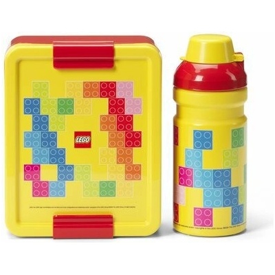 Lego Storage Brick svačinový set červený/žlutý LS580801