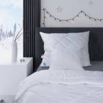 Kvalitex Комплект завивка и възглавница Зима 140x200, 70x90см Kvalitex Kvalitex | Byal | Home | UNI