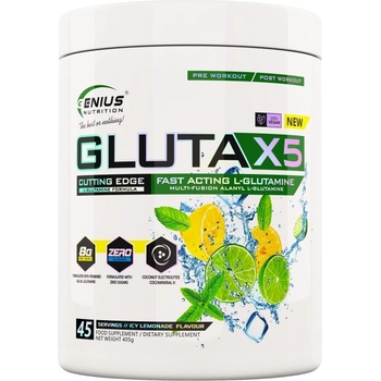 Genius Nutrition Gluta - X5 [405 грама] Ледена лимонада