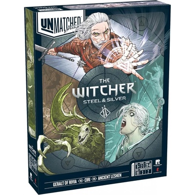 Restoration Games Настолна игра Unmatched: The Witcher - Steel and Silver - Стратегическа (70389)