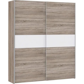 Bogdan Furniture Двукрилен гардероб Memo. bg модел Dorete Sonoma