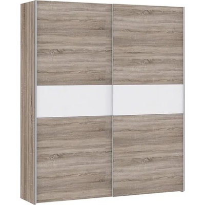 Bogdan Furniture Двукрилен гардероб Memo. bg модел Dorete Sonoma