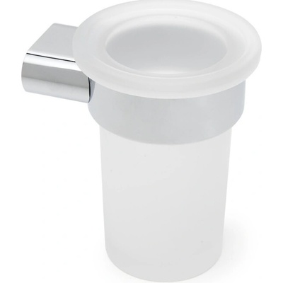 SAT Simply R Držiak pohárov chróm / mliečne sklo SATDSIMR27