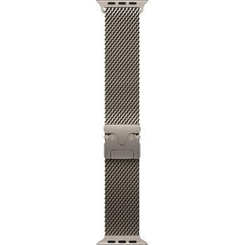 Apple Каишка от Apple - 49 мм Natural Titanium Milanese Loop - Small (MXKC3ZM/A)