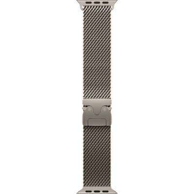 Apple Каишка от Apple - 49 мм Natural Titanium Milanese Loop - Small (MXKC3ZM/A)