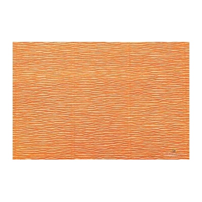 Krepový papír 180g role 50cm x 2,5m tm. Oranžová 581