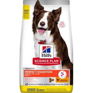 Hill's Hill s Science Plan Perfect Digestion за средни възрастни кучета 14 кг