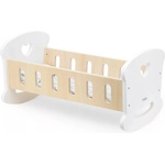 Viga Toys Дървена люлка за кукли Viga Toys - Със сърце, за кукли до 50 cm (44850)