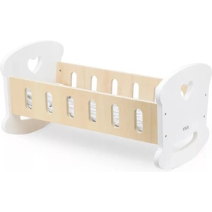 Viga Toys Дървена люлка за кукли Viga Toys - Със сърце, за кукли до 50 cm (44850)
