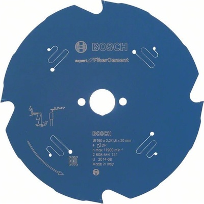 Bosch Expert for Fiber Cement 160 x 2,2 / 1,6 mm 2.608.644.121