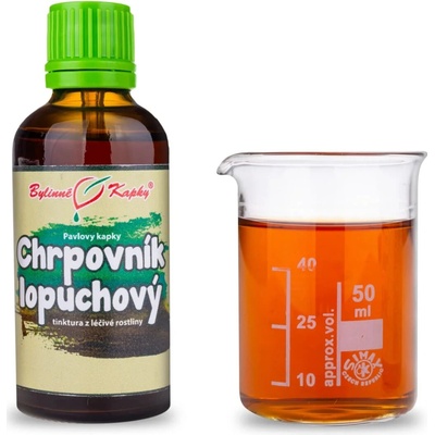 Bylinné kapky Pavlovy Chrpovník lopuchový TCM tinktura 50 ml