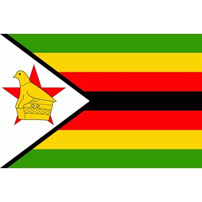 Státní vlajka Zimbabwe tištěná venkovní Alerion