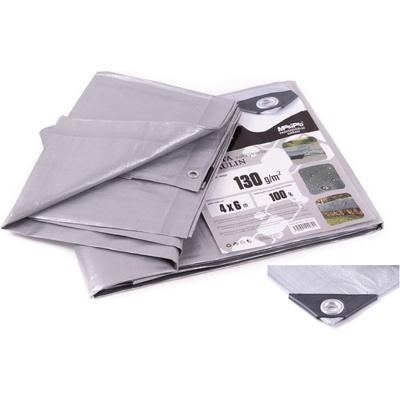 Ven plachta zakrývací šedá 130g 4x6m 102274 – Zboží Dáma