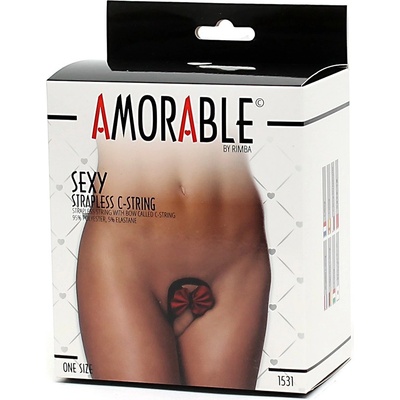 Amorable Strapless C-String Red