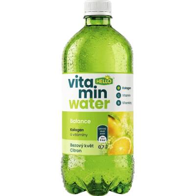 Hello VITAMIN WATER bezový květ citron 10 x 700 ml