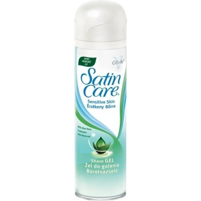 Gillette Satin Care Sensitive gel na holení 200 ml – Sleviste.cz