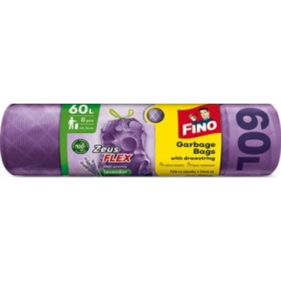 Fino pytle Zeus Flex Lavender zatahovací 35 µm 60 l 8ks