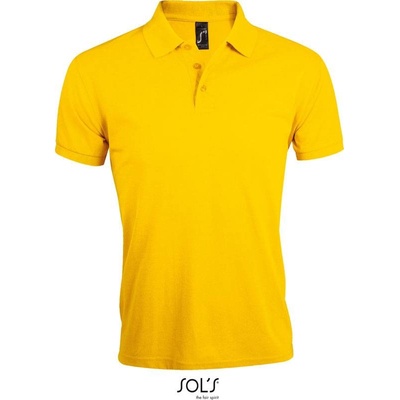 Sol's Prime Men pánske polo tričko žlté gold