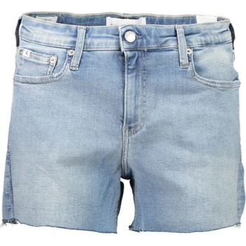 Calvin Klein Дамски дънкови къси панталони calvin klein, Цвят Синьо (j20j220644_azzurro_1aa)