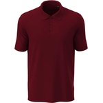 Stedman lux polo st9060 / Мъжка поло риза - бордо 4xl (st9060bod4xl)