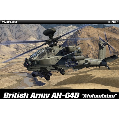 Academy Model Kit vrtulník 12537 British Army AH-64 Afghanistan 36-12537 1:72