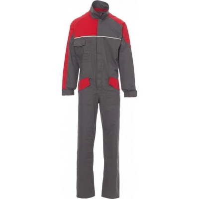 Payper PROMOTECH pracovná kombinéza Steel grey-Red