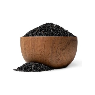 GRIZLY Čierny lúpaný sezam 250 g