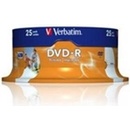 Média pro vypalování Verbatim DVD+R 4,7GB 16x, AZO, printable, spindle, 25ks (43539)