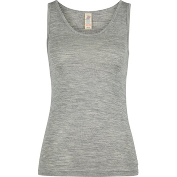Engel Дамско копринено термобельо Engel Women's Tank Top Merino base layer - Light Grey Melange - размер 46/48 (EU) (114-0520-0514)