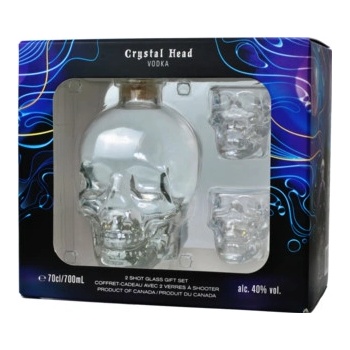 Crystal Head 40% 0,7 l (darčekové balenie 2 poháre)