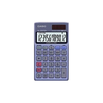 Casio Калкулатор 12 разряда sl-320ter
