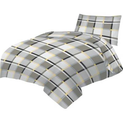 Sconto obliečky JEREMY sivá 70x90 140x200
