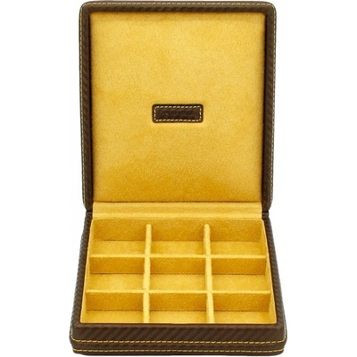 Friedrich Lederwaren Kazeta na manžetové knoflíčky Carbon 32053 8