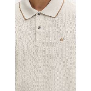 Calvin Klein тениска с яка мъжки от памук (LV04LC239G)