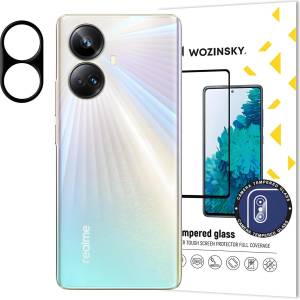 Wozinsky Закалено стъкло за камера 9H за Realme 10 Pro Plus - Черен KP27692