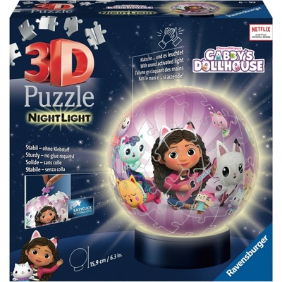 Ravensburger -Ball Gabby’s Dollhouse 72 dílků noční edice