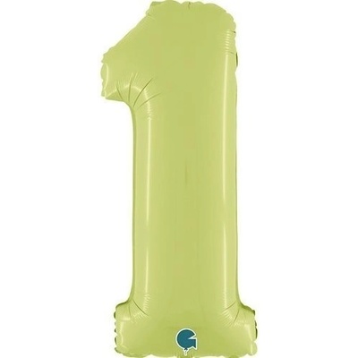 GRABO fóliový balónek ČÍSLICE OLIVOVÁ 1 66cm,26 nafukovací