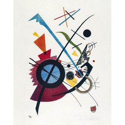 Plakát, Obraz - Violet (1923), Wassily Kandinsky, 30 × 40 cm