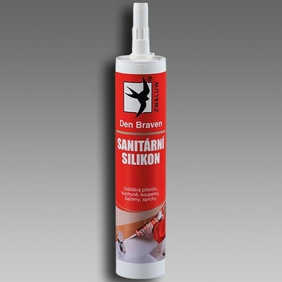 Debbex Sanitárny silikón 280ml čierný